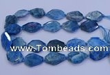 CNG5960 15.5 inches 18*25mm - 25*35mm faceted freeform apatite beads