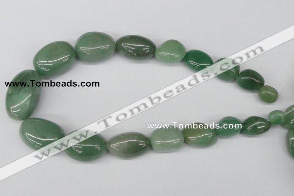 CNG60 15.5 inches 10*14mm - 20*35mm nuggets green aventurine beads