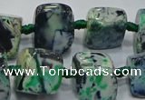 CNG6006 15.5 inches 12*16mm - 15*18mm nuggets agate beads