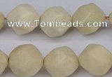 CNG6049 15.5 inches 12mm faceted nuggets jasper beads