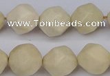 CNG6049 15.5 inches 12mm faceted nuggets jasper beads