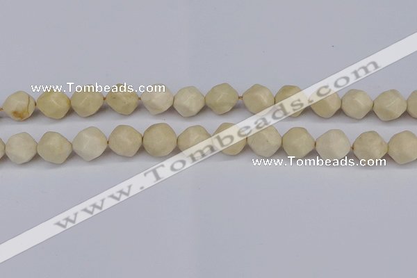 CNG6049 15.5 inches 12mm faceted nuggets jasper beads