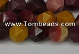 CNG6106 15.5 inches 8mm faceted nuggets mookaite gemstone beads