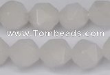 CNG6186 15.5 inches 10mm faceted nuggets white jade beads