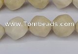 CNG6196 15.5 inches 10mm faceted nuggets jasper beads