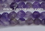 CNG6230 15.5 inches 6mm faceted nuggets amethyst beads