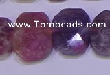 CNG6306 15.5 inches 13*18mm - 15*20mm faceted freeform tourmaline beads