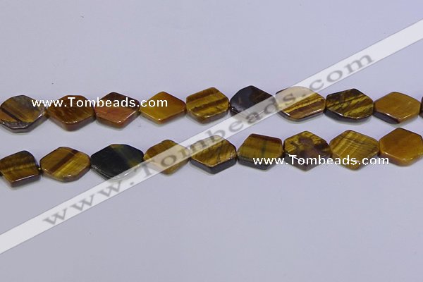 CNG6345 15.5 inches 14*18mm - 16*22mm freeform yellow tiger eye beads