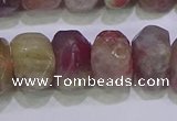 CNG6381 15.5 inches 6*14mm - 8*14mm nuggets tourmaline beads