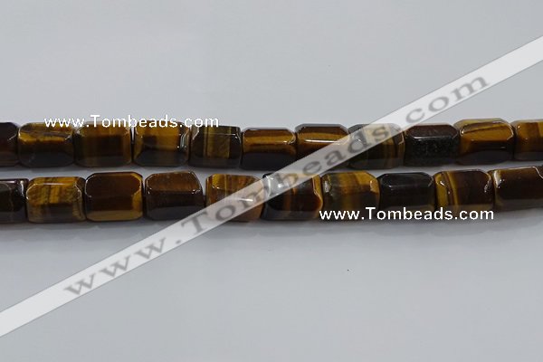 CNG6425 15.5 inches 15*20mm faceted nuggets yellow tiger eye beads