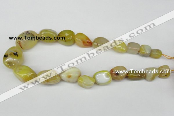 CNG65 15.5 inches 10*15mm - 20*30mm nuggets agate gemstone beads