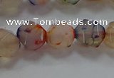 CNG6502 15.5 inches 10mm faceted nuggets agate beads wholesale