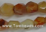 CNG680 15.5 inches 10*14mm - 13*18mm faceted nuggets agate beads