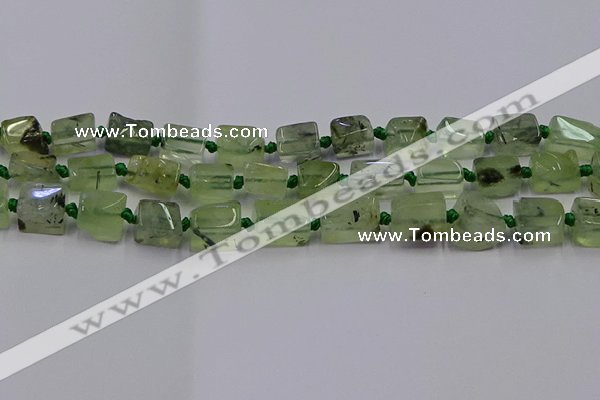 CNG6809 15.5 inches 5*8mm - 8*12mm nuggets prehnite beads