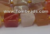 CNG6824 15.5 inches 5*8mm - 8*12mm nuggets sunstone beads