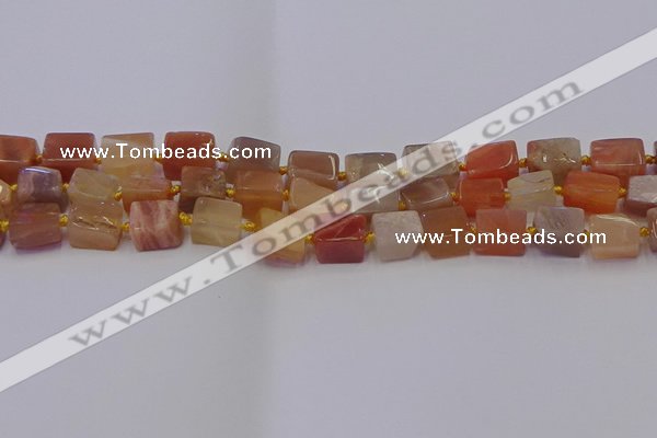 CNG6824 15.5 inches 5*8mm - 8*12mm nuggets sunstone beads