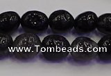 CNG6868 8*12mm - 10*14mm nuggets black rutilated quartz beads