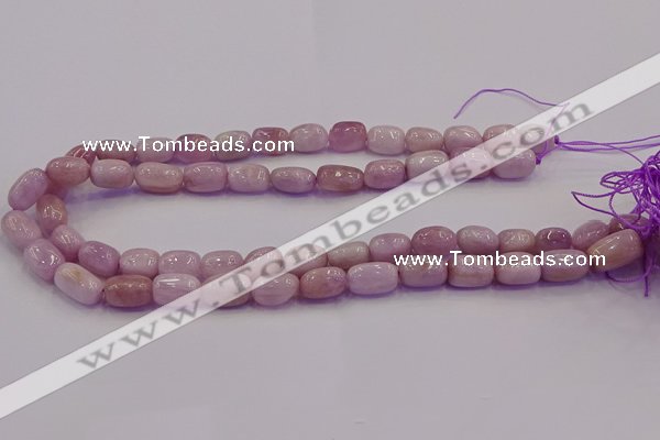 CNG6877 15.5 inches 8*12mm - 10*14mm nuggets pink kunzite beads