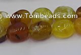 CNG6881 15.5 inches 12*16mm - 13*18mm nuggets yellow opal beads