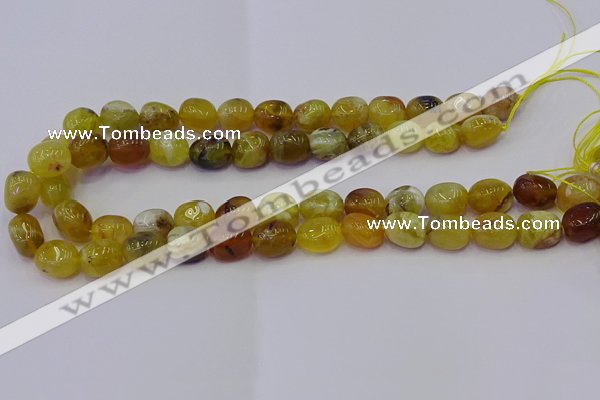 CNG6881 15.5 inches 12*16mm - 13*18mm nuggets yellow opal beads