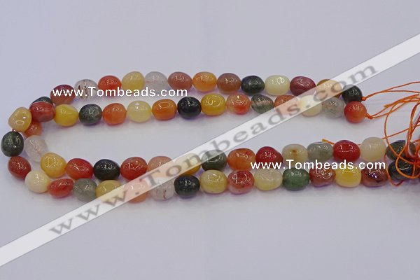 CNG6888 8*12mm - 10*14mm nuggets mixed rutilated quartz beads