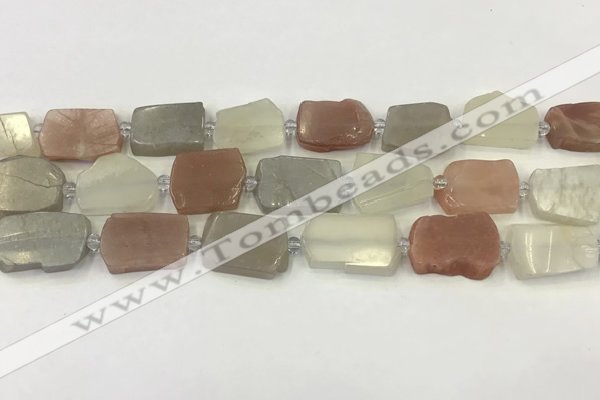 CNG6944 15.5 inches 13*18mm - 20*22mm freeform mixed moonstone beads