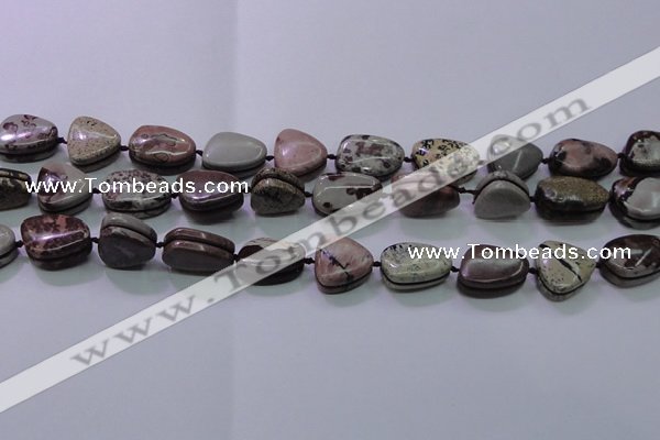 CNG698 15.5 inches 13*18mm - 15*16mm freeform artistic jasper beads