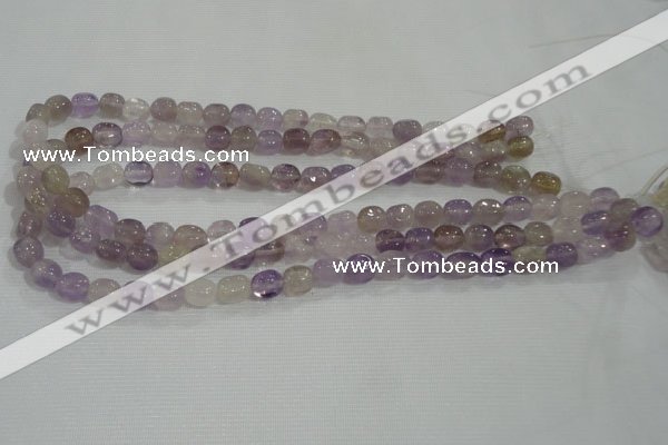 CNG700 15.5 inches 8*10mm nuggets amethyst beads wholesale