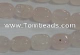 CNG704 15.5 inches 10*14mm nuggets rose quartz beads wholesale