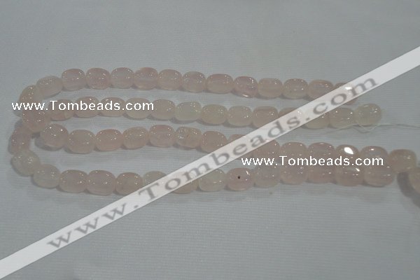 CNG704 15.5 inches 10*14mm nuggets rose quartz beads wholesale