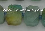 CNG7201 15.5 inches 13*18mm - 15*20mm faceted freeform amazonite beads