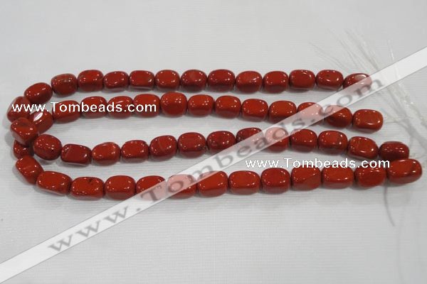 CNG721 15.5 inches 10*14mm nuggets red jasper beads wholesale