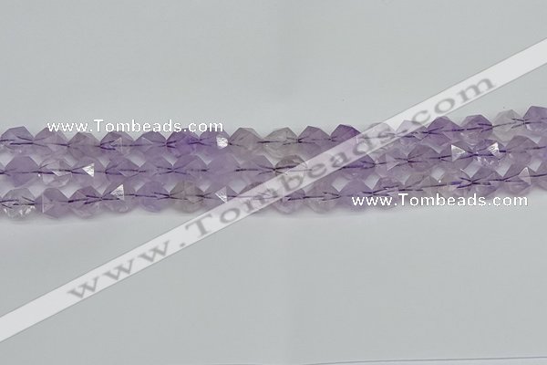 CNG7216 15.5 inches 8mm faceted nuggets amethyst beads wholesale