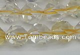 CNG7233 15.5 inches 12mm faceted nuggets citrine gemstone beads