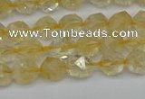 CNG7235 15.5 inches 6mm faceted nuggets citrine beads wholesale