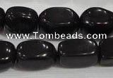 CNG725 15.5 inches 15*20mm nuggets black obsidian beads wholesale