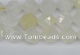 CNG7286 15.5 inches 8mm faceted nuggets white moonstone beads