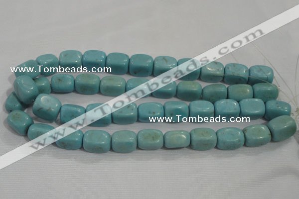 CNG730 15.5 inches 15*18mm nuggets synthetic turquoise beads wholesale