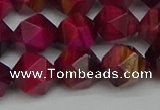 CNG7323 15.5 inches 12mm faceted nuggets red tiger eye beads