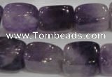 CNG733 15.5 inches 13*18mm nuggets amethyst beads wholesale