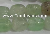 CNG736 15.5 inches 13*18mm nuggets fluorite beads wholesale