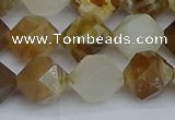 CNG7372 15.5 inches 10mm faceted nuggets mixed opal beads