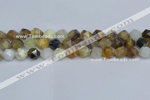 CNG7373 15.5 inches 12mm faceted nuggets mixed opal beads