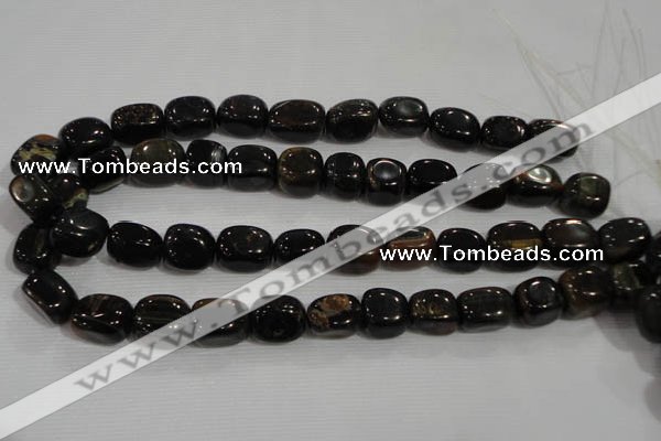 CNG739 15.5 inches 13*18mm nuggets blue tiger eye beads wholesale