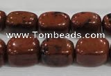 CNG741 15.5 inches 12*16mm nuggets mahogany obsidian beads wholesale