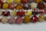 CNG7425 15.5 inches 6mm faceted nuggets mookaite beads