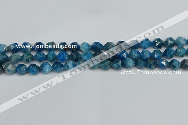 CNG7431 15.5 inches 8mm faceted nuggets apatite gemstone beads