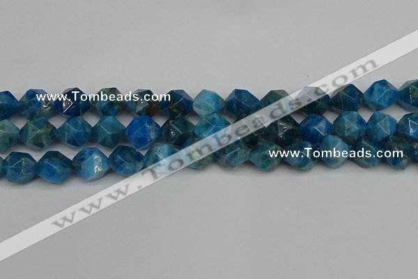 CNG7433 15.5 inches 12mm faceted nuggets apatite gemstone beads