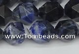 CNG7438 15.5 inches 12mm faceted nuggets sodalite gemstone beads