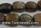 CNG745 15.5 inches 15*18mm nuggets tree agate beads wholesale